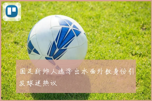 国足新帅人选浮出水面外教身份引发球迷热议