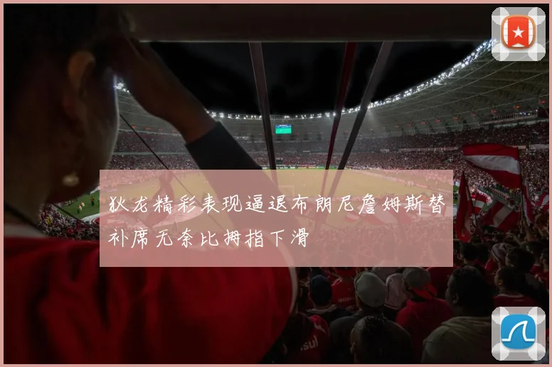狄龙精彩表现逼退布朗尼詹姆斯替补席无奈比拇指下滑